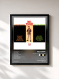#noir Tableau de l'album I Dig The Duke, I Dig The Count de Mel Tormé, cadre noir, imprimé et encadré en France