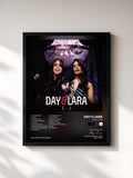 #noir Tableau de l'album Day e Lara (...) [Ao Vivo] de Day e Lara, cadre noir, imprimé et encadré en France