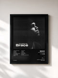 #noir Tableau de l'album De 20 Beste Van de Brace, cadre noir, imprimé et encadré en France