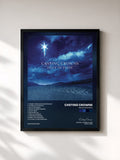 #noir Tableau de l'album Peace On Earth de Casting Crowns, cadre noir, imprimé et encadré en France