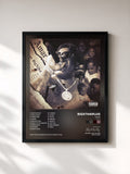 #noir Tableau de l'album AMAR (Deluxe) de BigXthaPlug, cadre noir, imprimé et encadré en France