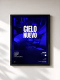 #noir Tableau de l'album Cielo Nuevo de Sie7e, cadre noir, imprimé et encadré en France