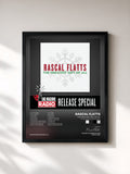 #noir Tableau de l'album The Greatest Gift Of All (Big Machine Radio Release Special) de Rascal Flatts, cadre noir, imprimé et encadré en France