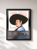 #noir Tableau de l'album 15 Inmortales de Pedro Infante de Pedro Infante, cadre noir, imprimé et encadré en France