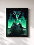 #noir Tableau de l'album Opus Eponymous de Ghost, cadre noir, imprimé et encadré en France