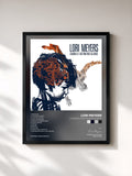 #noir Tableau de l'album Cuando El Destino Nos Alcance de Lori Meyers, cadre noir, imprimé et encadré en France