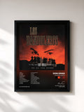 #noir Tableau de l'album Los Bandoleros de Don Omar, cadre noir, imprimé et encadré en France