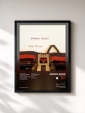 #noir Tableau de l'album Wax Wings de Joshua Radin, cadre noir, imprimé et encadré en France