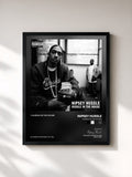 #noir Tableau de l'album Hussle in the House de Nipsey Hussle, cadre noir, imprimé et encadré en France