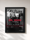 #noir Tableau de l'album Essential (Version 2011) de Dr. Hook, cadre noir, imprimé et encadré en France