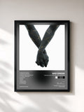 #noir Tableau de l'album Finding God Before God Finds Me de Bad Omens, cadre noir, imprimé et encadré en France