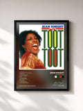 #noir Tableau de l'album My Toot Toot de Jean Knight, cadre noir, imprimé et encadré en France