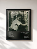 #noir Tableau de l'album Lefty de Art Garfunkel, cadre noir, imprimé et encadré en France