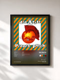 #noir Tableau de l'album Planet Punk de Die Ärzte, cadre noir, imprimé et encadré en France
