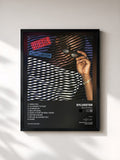 #noir Tableau de l'album Sell My Soul de Sylvester, cadre noir, imprimé et encadré en France