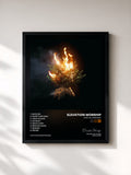 #noir Tableau de l'album CAN YOU IMAGINE? de Elevation Worship, cadre noir, imprimé et encadré en France