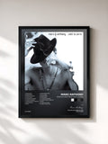 #noir Tableau de l'album Amar Sin Mentiras/ Valió La Pena de Marc Anthony, cadre noir, imprimé et encadré en France