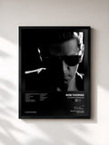 #noir Tableau de l'album The Great Unknown de Rob Thomas, cadre noir, imprimé et encadré en France