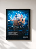 #noir Tableau de l'album No Secreto de André e Felipe, cadre noir, imprimé et encadré en France