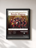 #noir Tableau de l'album 15 Canciones Favoritas de Banda Maguey, cadre noir, imprimé et encadré en France