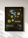 #noir Tableau de l'album Get Down EP de Aloe Blacc, cadre noir, imprimé et encadré en France