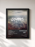 #noir Tableau de l'album Covers, Vol. 1 de Sleeping At Last, cadre noir, imprimé et encadré en France