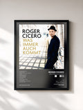 #noir Tableau de l'album Was immer auch kommt de Roger Cicero, cadre noir, imprimé et encadré en France