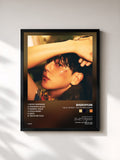 #noir Tableau de l'album Hello, World - The 4th Mini Album de BAEKHYUN, cadre noir, imprimé et encadré en France