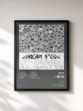 #noir Tableau de l'album Dream Fist de Eve 6, cadre noir, imprimé et encadré en France