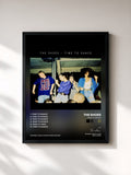 #noir Tableau de l'album Time To Dance de The Shoes, cadre noir, imprimé et encadré en France