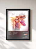 #noir Tableau de l'album Taty Girl (Acústico) de Taty Girl, cadre noir, imprimé et encadré en France