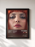 #noir Tableau de l'album 1940 Carmen de Mon Laferte, cadre noir, imprimé et encadré en France