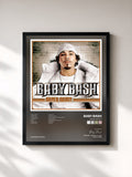#noir Tableau de l'album Super Saucy de Baby Bash, cadre noir, imprimé et encadré en France