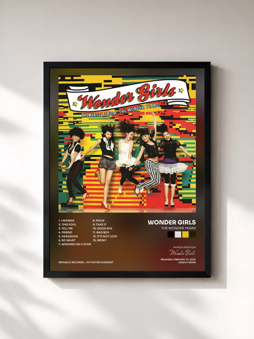 Wonder Girls · The Wonder Years — Affiche encadrée