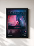 #noir Tableau de l'album Ghost of the Light de Emma Hewitt, cadre noir, imprimé et encadré en France