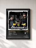#noir Tableau de l'album Obststand de LX, cadre noir, imprimé et encadré en France
