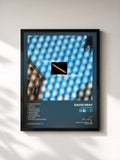 #noir Tableau de l'album White Ladder de David Gray, cadre noir, imprimé et encadré en France