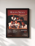 #noir Tableau de l'album Série Romântico - Roupa Nova de Roupa Nova, cadre noir, imprimé et encadré en France