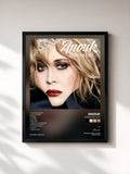 #noir Tableau de l'album Queen For A Day de Anouk, cadre noir, imprimé et encadré en France