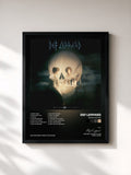 #noir Tableau de l'album Retro Active de Def Leppard, cadre noir, imprimé et encadré en France
