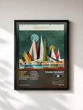 #noir Tableau de l'album Young The Giant de Young the Giant, cadre noir, imprimé et encadré en France