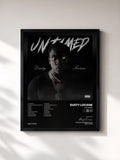#noir Tableau de l'album UNTAMED de Dusty Locane, cadre noir, imprimé et encadré en France