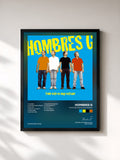 #noir Tableau de l'album Todo esto es muy extraño de Hombres G, cadre noir, imprimé et encadré en France