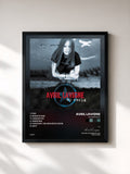 #noir Tableau de l'album My World EP de Avril Lavigne, cadre noir, imprimé et encadré en France