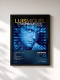 #noir Tableau de l'album No culpes a la noche (Club remixes) de Luis Miguel, cadre noir, imprimé et encadré en France