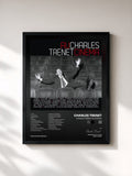#noir Charles Trenet au Cinéma di Charles Trenet in stampa incorniciata, cornice nera, stampata e incorniciata in Francia