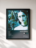 #noir Tableau de l'album Aqui de Julieta Venegas, cadre noir, imprimé et encadré en France