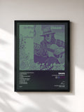 #noir Tableau de l'album Looking for Infinity de Daan, cadre noir, imprimé et encadré en France