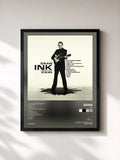 #noir Tableau de l'album INK de Daan, cadre noir, imprimé et encadré en France