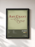 #noir Tableau de l'album Songs From Mosaic de Amy Grant, cadre noir, imprimé et encadré en France
